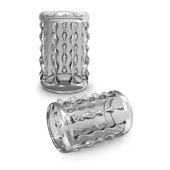 Прозрачная насадка с бороздками STAY HARD COCK SLEEVE 04 CLEAR Прозрачная насадка с бороздками STAY HARD COCK SLEEVE 04 CLEAR