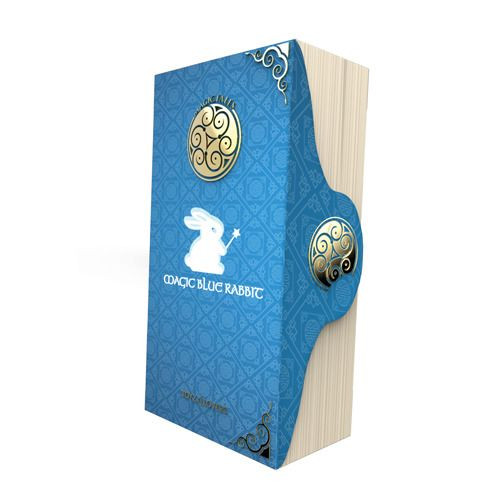 Голубой вибратор с рельефом и клиторальным зайчиком MAGIC TALES BLUE RABBIT - 24 см. Голубой вибратор с рельефом и клиторальным зайчиком MAGIC TALES BLUE RABBIT - 24 см.