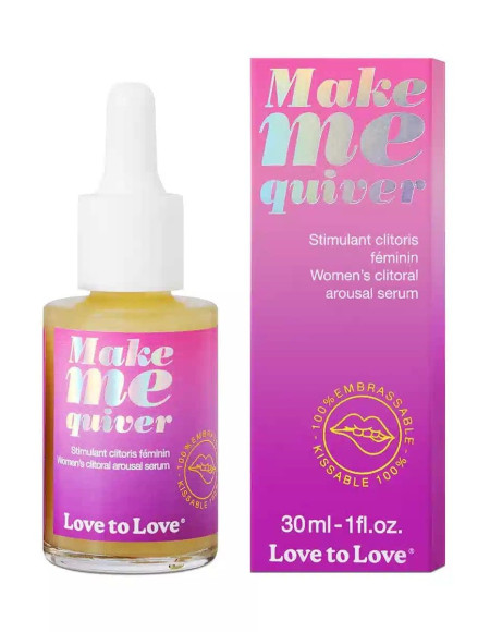 Возбуждающие капли для клитора Make Me Quiver - 30 мл. Возбуждающие капли для клитора Make Me Quiver - 30 мл.