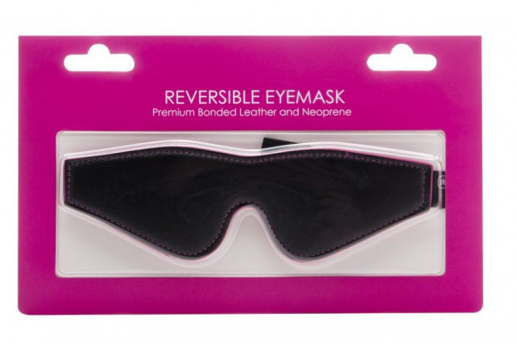 Чёрно-розовая двусторонняя маска на глаза Reversible Eyemask Чёрно-розовая двусторонняя маска на глаза Reversible Eyemask