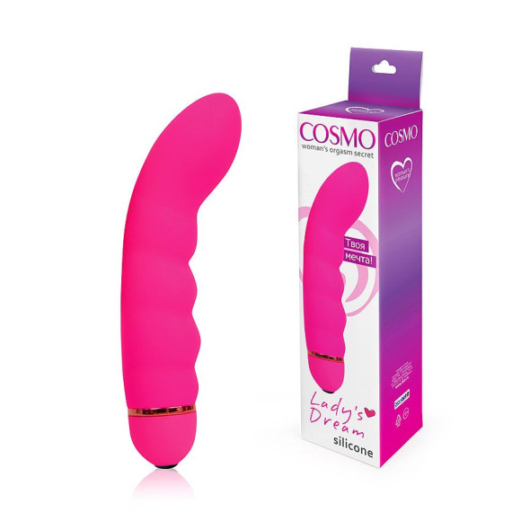 Розовый изогнутый вибромассажер с 20 режимами вибрации - 17 см. Розовый изогнутый вибромассажер с 20 режимами вибрации - 17 см.