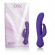 Фиолетовый вибратор со стимулятором клитора Vanity Vs18 - 21 см. Фиолетовый вибратор со стимулятором клитора Vanity Vs18 - 21 см.