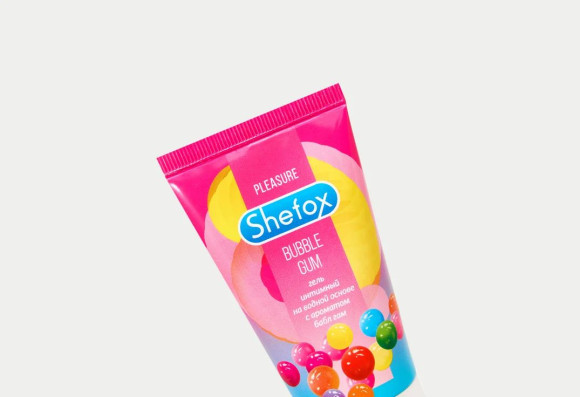 Интимная гель-смазка Shefox «Бабл гам» - 50 мл.             