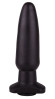Чёрная анальная пробка с гладкой поверхностью - 18 см. Чёрная анальная пробка с гладкой поверхностью - 18 см.
