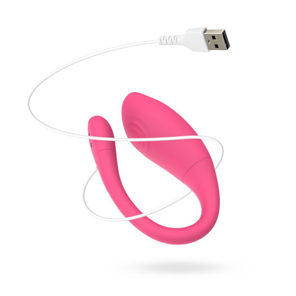 Розовое интерактивное виброяйцо Aria