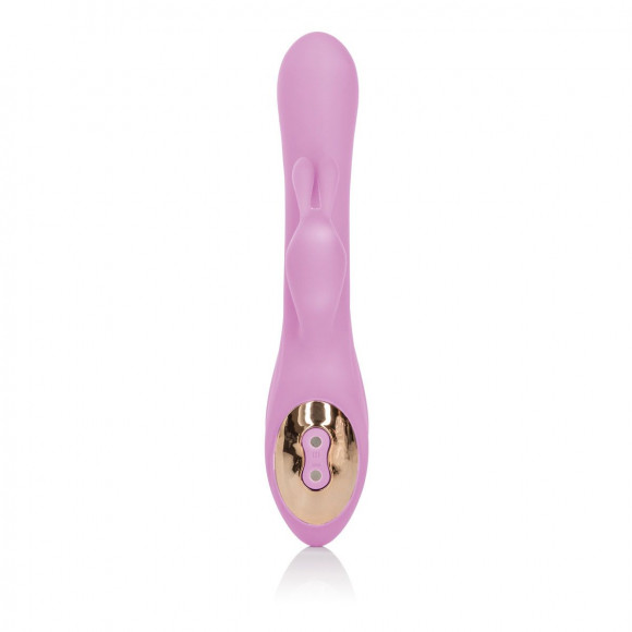 Сиреневый вибромассажер со стимуляцией клитора Katharine - 21 см. Сиреневый вибромассажер со стимуляцией клитора Katharine - 21 см.