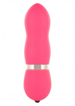 Розовый вибромассажер FUNKY VIBELICIOUS - 11 см. Розовый вибромассажер FUNKY VIBELICIOUS - 11 см.