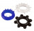 Набор из 3 эрекционных колец разного цвета и рельефа