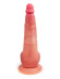 Телесный реалистичный фаллоимитатор с присоской - 30 см.