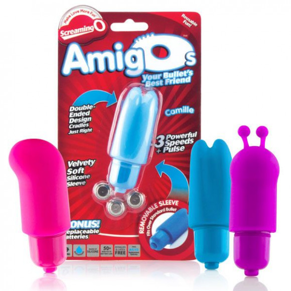 Синий мини-вибратор AmigOs Camille Синий мини-вибратор AmigOs Camille