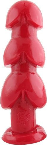 Анальная пробка TSX Large Three Bangs for Your Butt Red - 29 см.