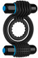 Эрекционное кольцо с вибростимуляторами OPTIMALE Vibrating Double C-Ring 