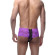 Мужские фиолетово-черные трусы с пикантной шнуровкой