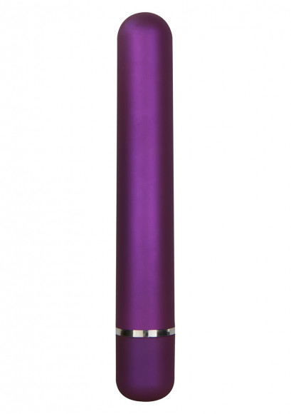 Фиолетовый классический вибратор GYRATING VIBRATOR - 18 см.