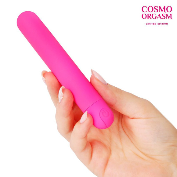 Ярко-розовый классический перезаряжаемый мини-вибратор - 12 см. Ярко-розовый классический перезаряжаемый мини-вибратор - 12 см.