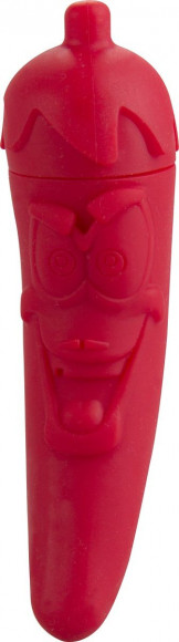 Красный мини-вибратор в виде перчика Red Hot Pepper Красный мини-вибратор в виде перчика Red Hot Pepper