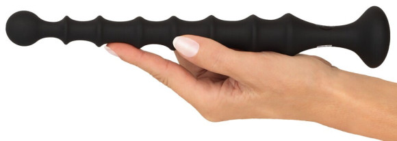 Черная анальная ёлочка Magic Anal Wand - 26,9 см.