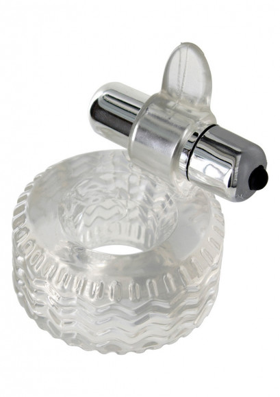 Прозрачное кольцо на пенис с вибрацией POWER HARDWARE C-RING Прозрачное кольцо на пенис с вибрацией POWER HARDWARE C-RING