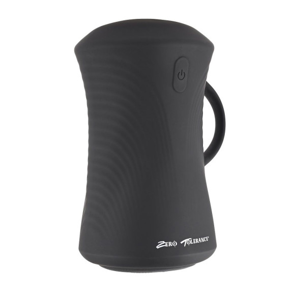 Черный вибромастурбатор с гироскопом Gyro Stroke