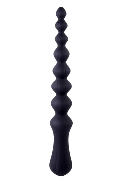 Черная анальная цепочка Beads Hunter - 24,1 см.