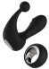 Черный вибромассажер со стимулятором клитора HELIOS REMOTE Черный вибромассажер со стимулятором клитора HELIOS REMOTE