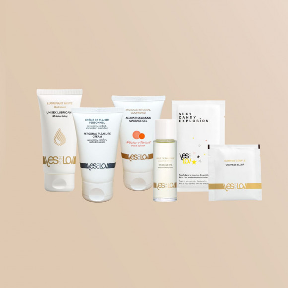 Набор YESforLOV La Trousse Enchantée в бежевой косметичке