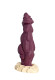 Бордовый фаллоимитатор Дракон - 22 см. Бордовый фаллоимитатор Дракон - 22 см.