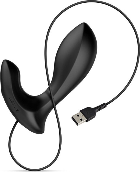 Черная анальная вибровтулка Nexus Duo Plug Medium Черная анальная вибровтулка Nexus Duo Plug Medium