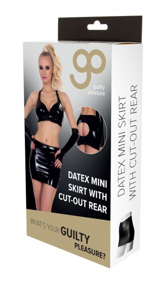 Мини-юбка с окошком сзади Datex Mini Skirt with Cut-out Rear Мини-юбка с окошком сзади Datex Mini Skirt with Cut-out Rear