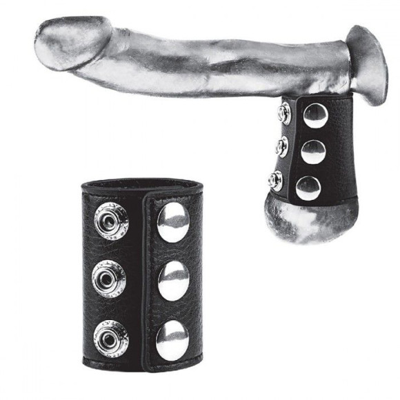 Утяжка на пенис на кнопочках 100% PVC STRAP WITH METAL SNAP Утяжка на пенис на кнопочках 100% PVC STRAP WITH METAL SNAP