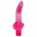 Розовый вибратор с блёстками VIBRATOR JAMMY JELLY FLARY GLITTER - 22 см. Розовый вибратор с блёстками VIBRATOR JAMMY JELLY FLARY GLITTER - 22 см.