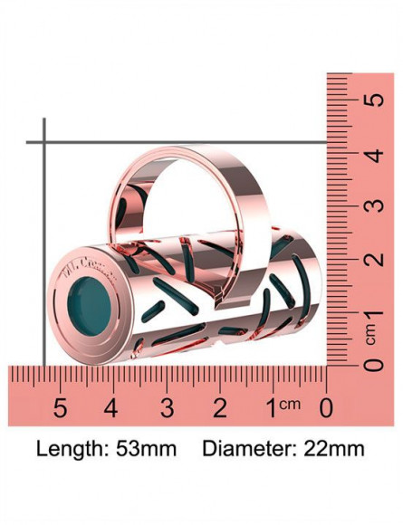 Зеленая вибропулька на палец Gold Finger в металлическом корпусе Зеленая вибропулька на палец Gold Finger в металлическом корпусе