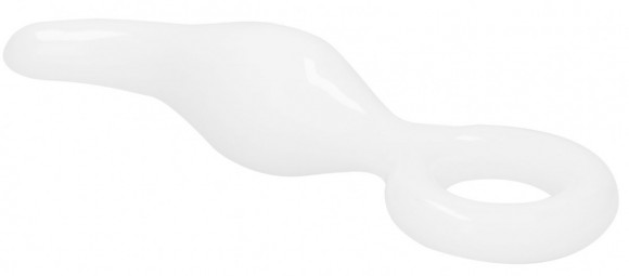 Белый анальный стимулятор Gripper - 17 см. Белый анальный стимулятор Gripper - 17 см.