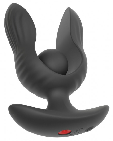Черная расширяющаяся анальная пробка с вибрацией RC Inflatable Expander Plug with Vibration Черная расширяющаяся анальная пробка с вибрацией RC Inflatable Expander Plug with Vibration