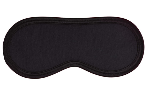 Черная маска на глаза на тонких резинках Черная маска на глаза на тонких резинках