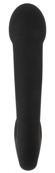 Черный силиконовый вибратор G & P-Spot Vibrator - 16,8 см.