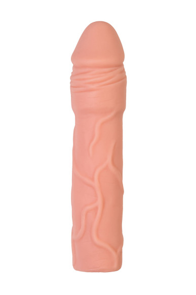 Телесная удлиняющая насадка с подхватом - 19 см.