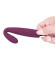 Фиолетовый вибратор Cici с гнущейся головкой - 18,2 см.