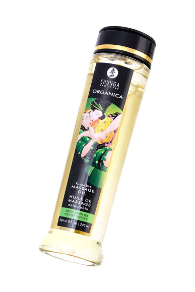 Массажное масло Organica с ароматом зеленого чая - 240 мл. Массажное масло Organica с ароматом зеленого чая - 240 мл.