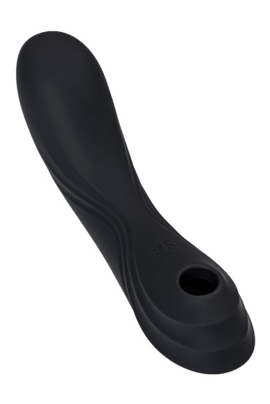 Черный вакуум-волновой вибростимулятор Satisfyer Curvy Trinity 4 Черный вакуум-волновой вибростимулятор Satisfyer Curvy Trinity 4