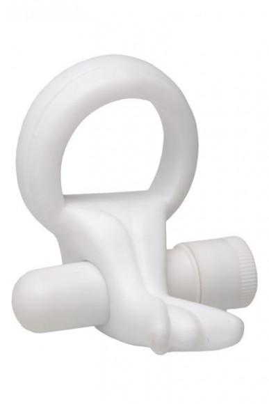 Белое виброкольцо Lily