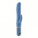 Голубой ввухмоторный 10-скоростной массажер LIA MAGIC - 22 см.