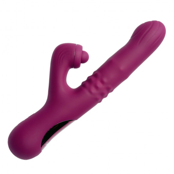 Фиолетовый вибратор-кролик Selove ComePlay - 23,9 см.