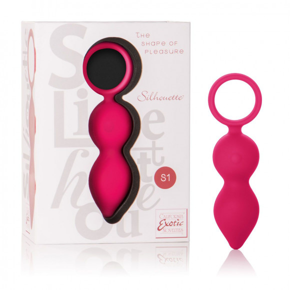 Красный анальный вибромассажер Silhouette S1 - 9 см. Красный анальный вибромассажер Silhouette S1 - 9 см.