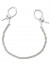 Металические зажимы на соски NIPPLE C-CLAMPS с цепью