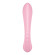 Розовый двусторонний вибратор-кролик Triple Oh