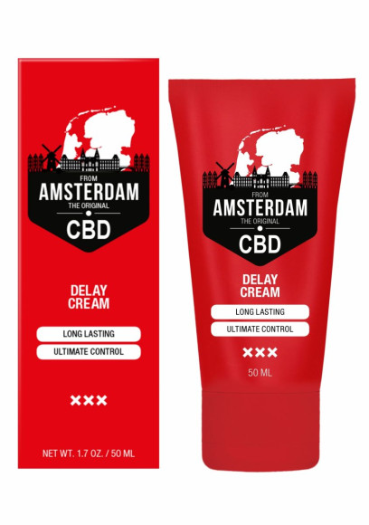 Крем-пролонгатор CBD from Amsterdam Delay Cream - 50 мл. Крем-пролонгатор CBD from Amsterdam Delay Cream - 50 мл.