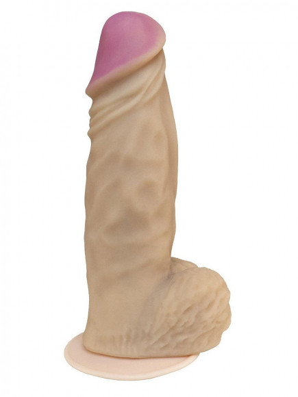 Фаллоимитатор-гигант на присоске - 25 см.