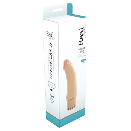 Реалистичный вибратор REALISTIC VIBRATOR REAL RAPTURE SURGE - 17 см.