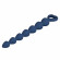 Синяя анальная цепочка - 26,7 см. Синяя анальная цепочка - 26,7 см.